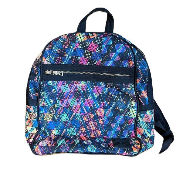 LuLaRoe 2017 Convention Backpack Multicolor Geometric Print - Picture 1 of 3